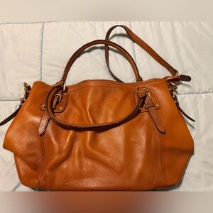 Kattee Elegant Large Tote Pebbled Leather Handbag